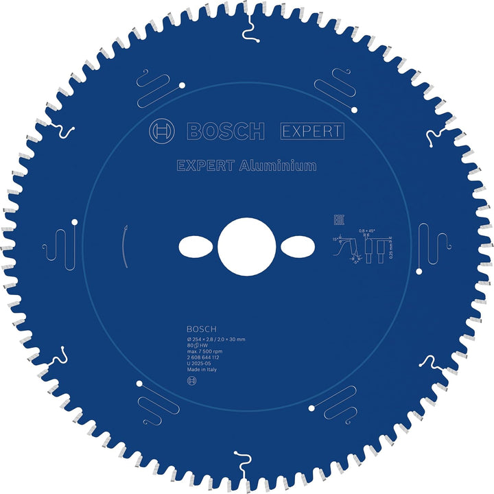 Bosch Professional 1x Kreissägeblatt Expert for Aluminium (für Aluminium, Sägeblatt Ø 254 x 30 x 2,8