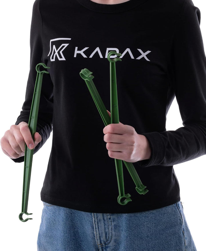 KADAX 100er Set Pflanzstab Verbinder Ø 16 mm, Pflanzstabverbinder für Rankhilfen, Rankobelisk und To