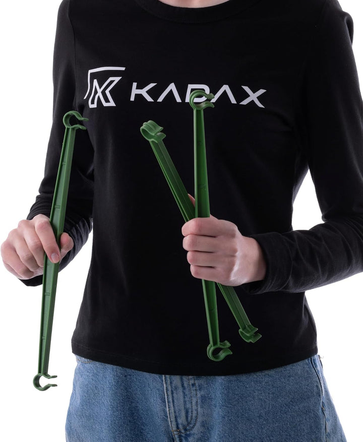 KADAX 10er Set Pflanzstab Verbinder Ø 16 mm, Verbindungselemente für Rankhilfen, Ranktürme und Pflan