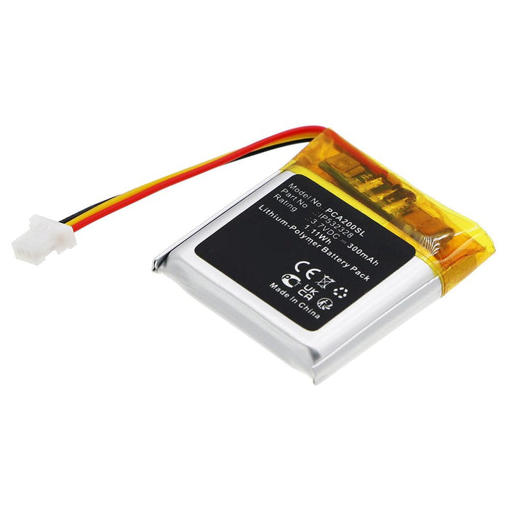 CELLONIC, Akku für Headset kompatibel mit Phonak ComPilot Air II (300mAh, 3.7V) Ersatzakku IP532328
