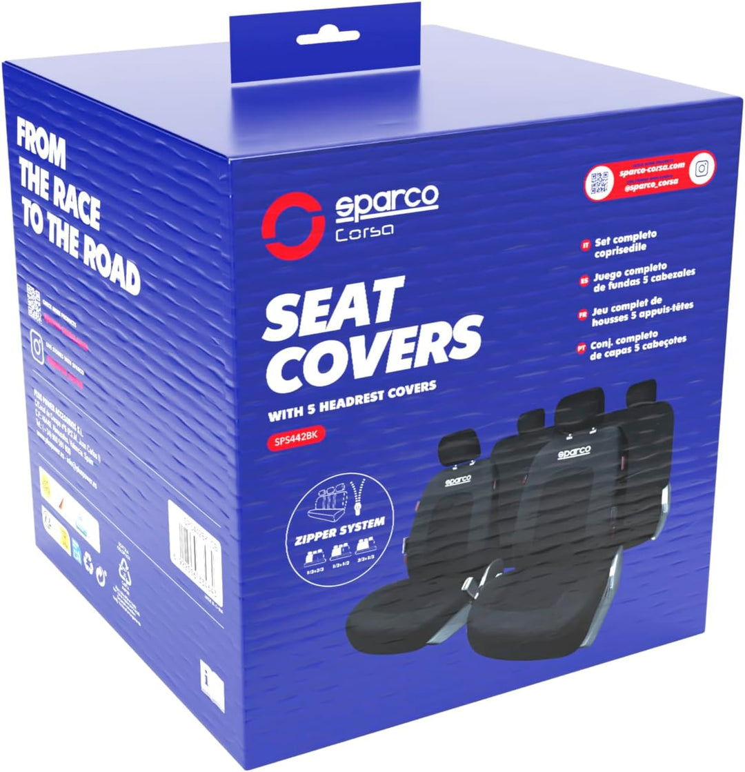 Sparco SPORTABZEICHEN-Set SCHWARZ, SPCS442BK SPORT SCHWARZ, SPORT SCHWARZ