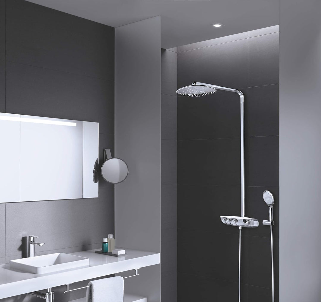 GROHE Rainshower SmartControl Duo 360 - Duschsystem mit Thermostatbatterie (Wandmontage, 3 Strahlart
