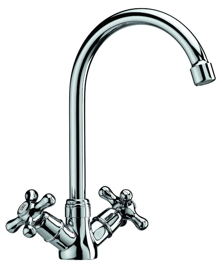 DP bath GCC005 Spültischarmatur Serie Almendro in Chrom, Silber
