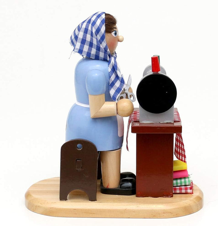 Wichtelstube-Kollektion Holz Räuchermännchen Schneiderin