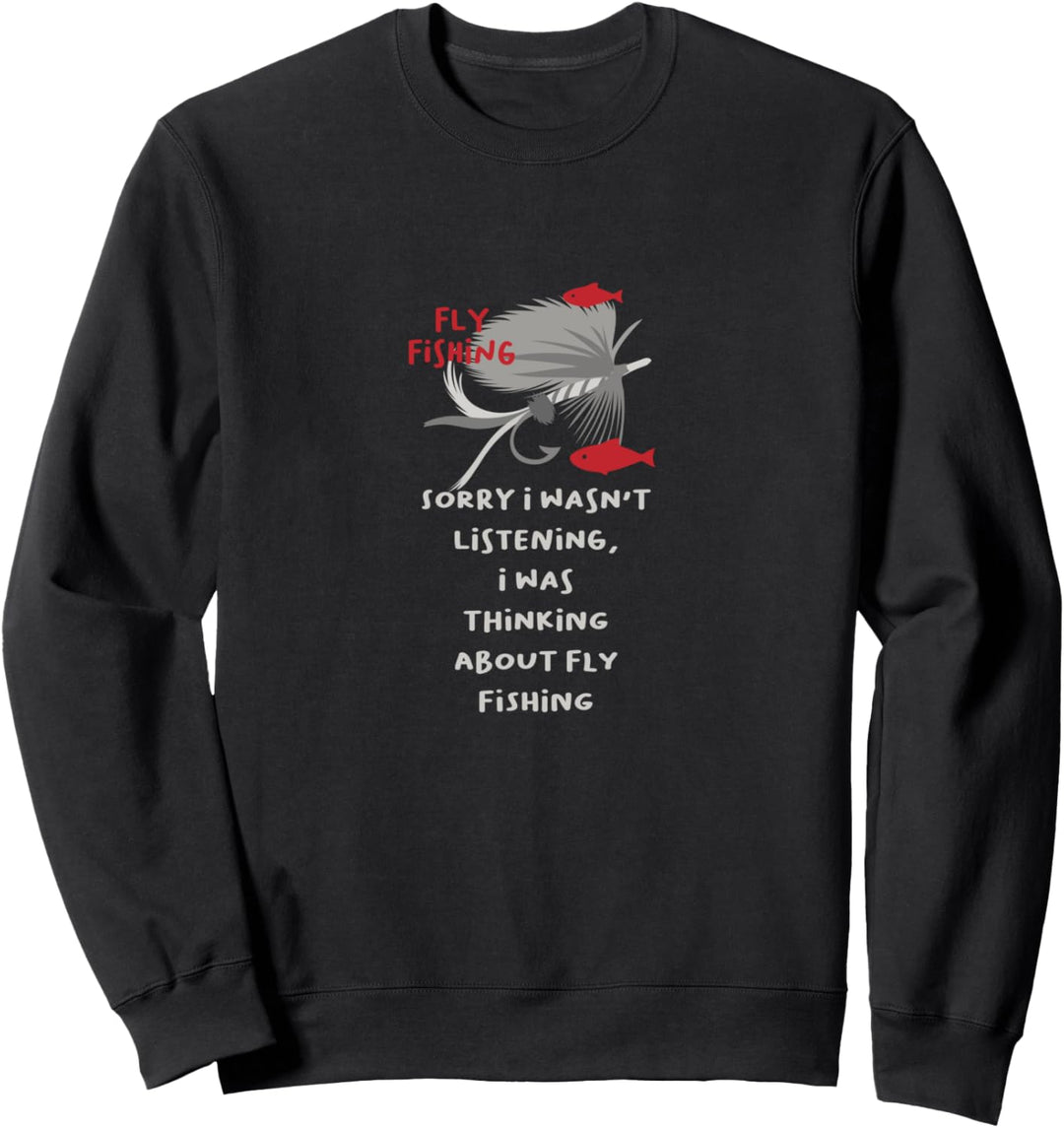 Fliegenfischer-Legende Teamfischer Angler Forelle Sweatshirt