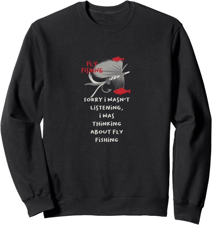 Fliegenfischer-Legende Teamfischer Angler Forelle Sweatshirt