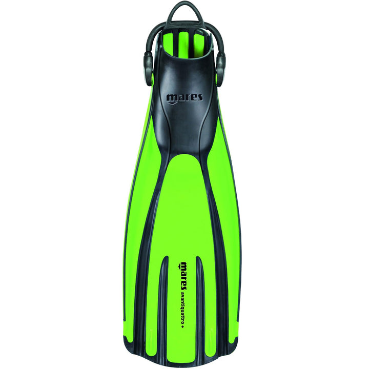 Mares Fins Avanti Quattro + Flossen Mit Riemen S Lime, S Lime