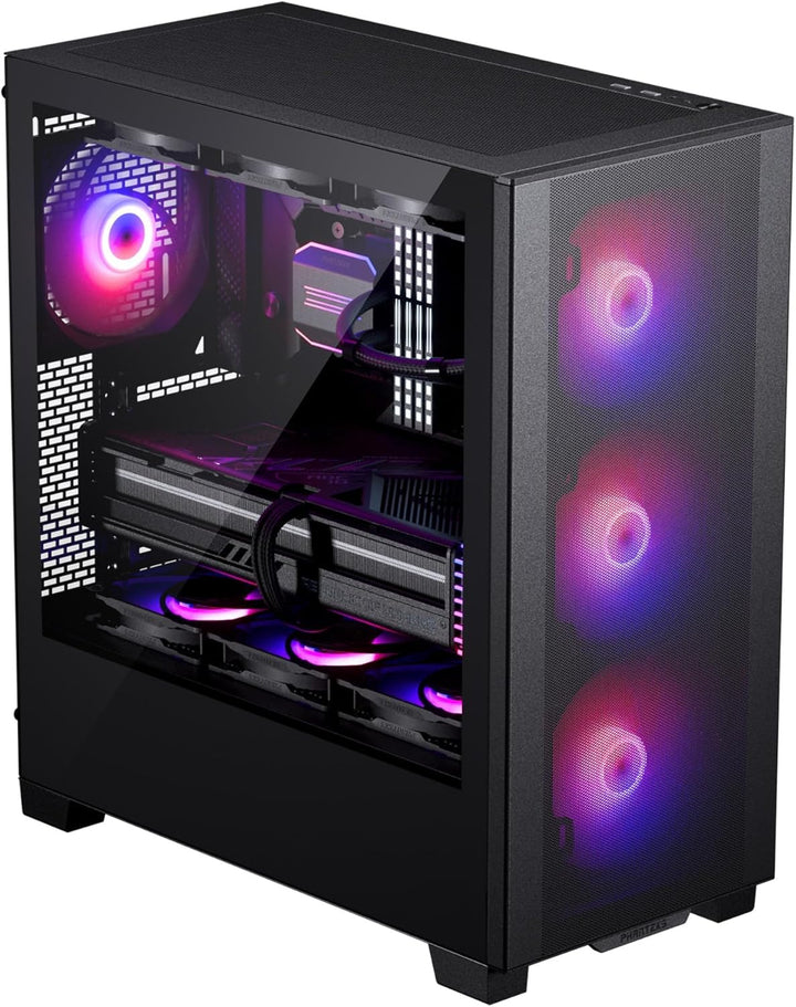 Phanteks XT Pro Ultra Tempered Glass Windows, D-RGB - schwarz Black, Black