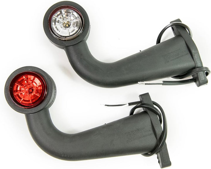 2 x LED Gummi Begrenzungsleuchte Seitenleuchte 12V 24V mit E-Prüfzeichen Positionsleuchte Auto LKW P