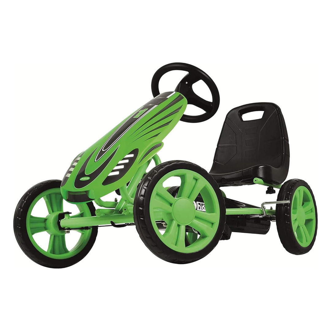 hauck Go-Kart Speedster für Kinder ab 4 Jahren bis 50 kg Köpergrösse 90-110 cm, Tretauto mit Handbre
