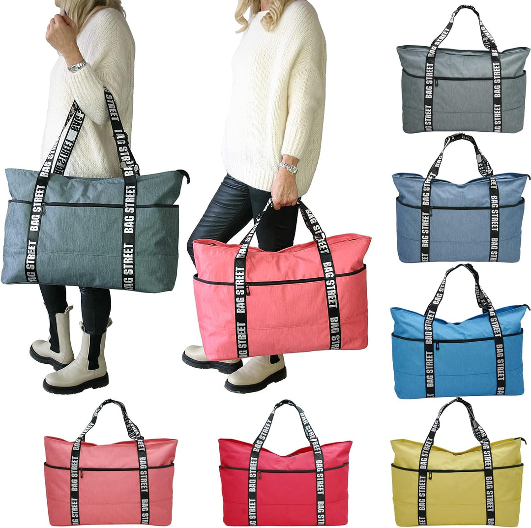 J JONES JENNIFER JONES XXL Freizeittasche - Sporttasche - Badetasche - Damen Shopper mit Reissversch