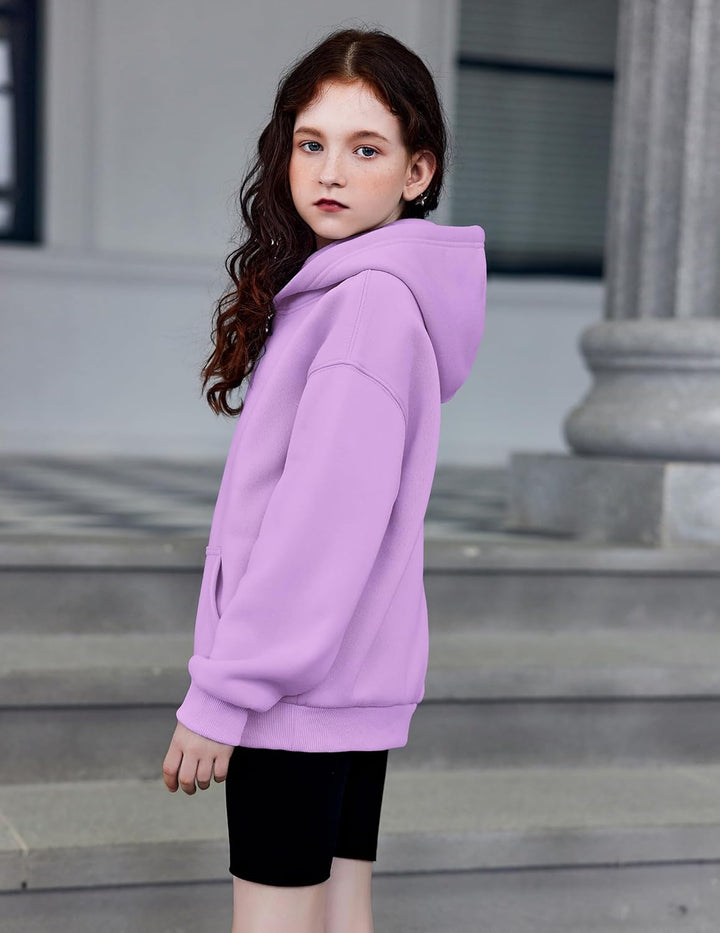 Arshiner Mädchen Kapuzenpullover Warm Fleece Kinder Hoodie Winter Pullover mit Tasche Sweatshirt für