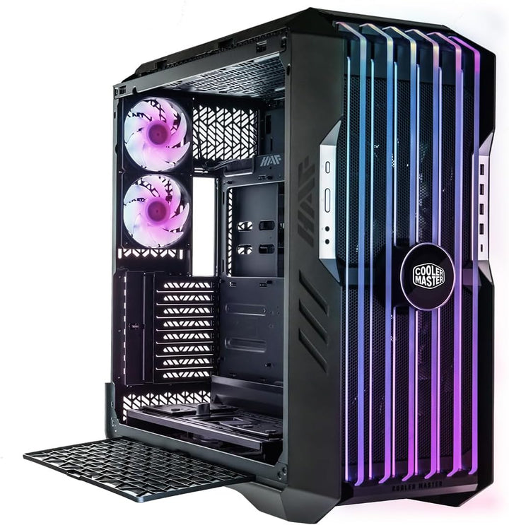 Cooler Master HAF 700 EVO PC-Gehäuse – Big-Tower mit 5 x vorinstallierten Lüftern, E-ATX-Kompatibili