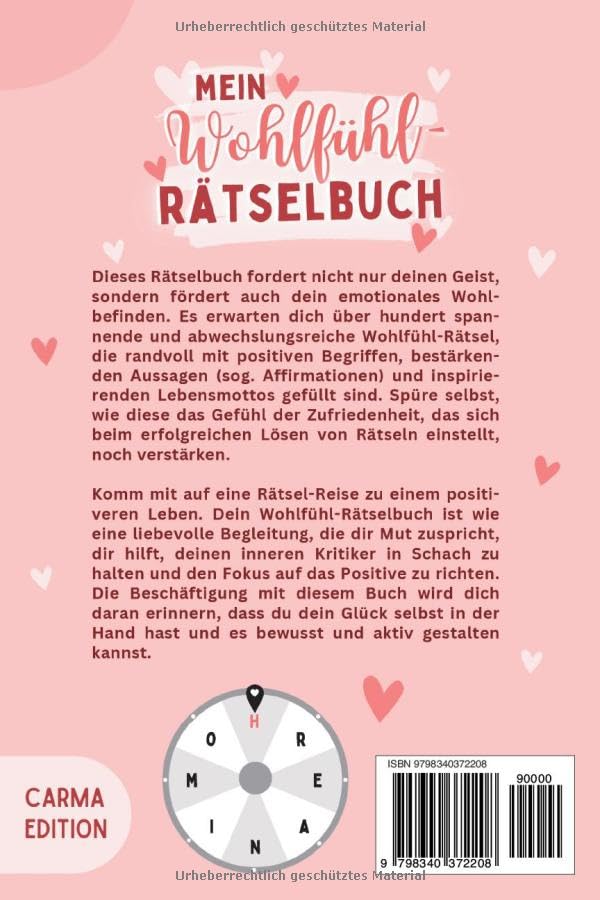 Mein Wohlfühl-Rätselbuch für positives Denken und innere Zufriedenheit - Sudoku, Silbenrätsel, Worts