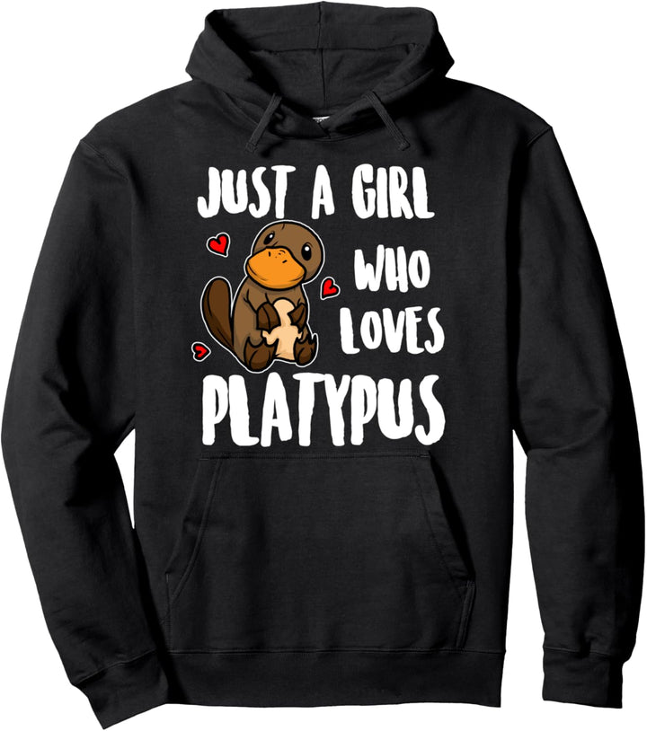 Just A Girl Who Loves Platypus Lustiges Schnabeltier Pullover Hoodie