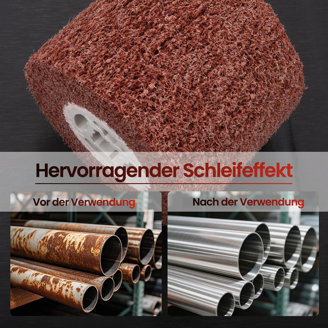 Nylonbürste Schleifwalze Bürste Satinierwalze, Schleifrolle Bürste, Schleifhülsen Für Satiniermaschi