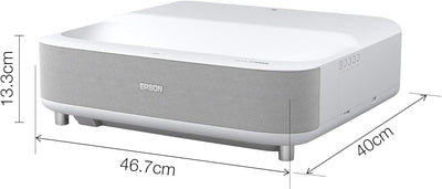 Epson EH-LS300W Full HD 1.080p Ultrakurzdistanz-Laserprojektor (3.600 Lumen, Kontrastverhältnis 2.50