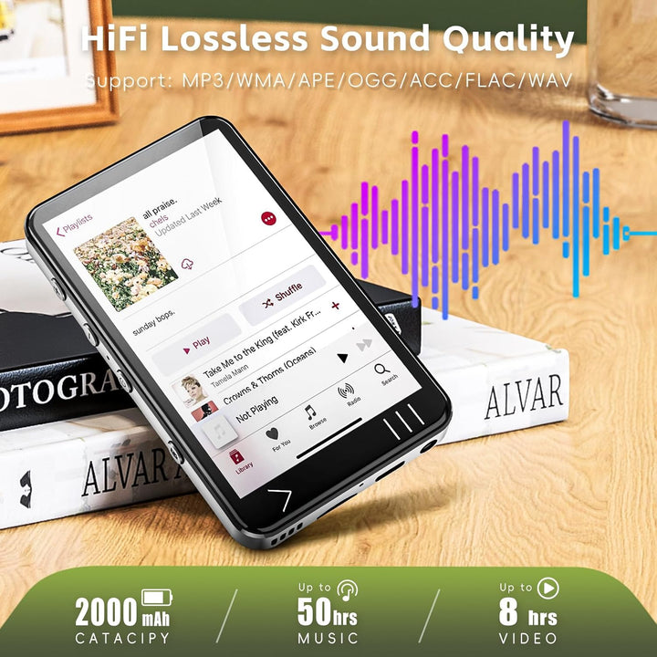 HIFI WALKER G7 MP3 Player with Bluetooth and WiFi- MP3 Player with Spotify and Camera, Android MP3 P