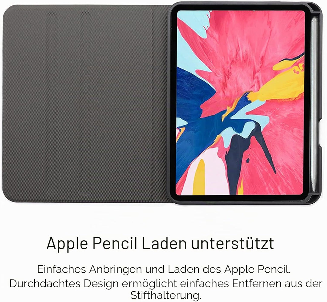 Berkin Arts Kompatibel mit iPad Pro 4./ 3./ 2. Generation Hülle (11 Zoll) 2022 2021 2020 Folio Case