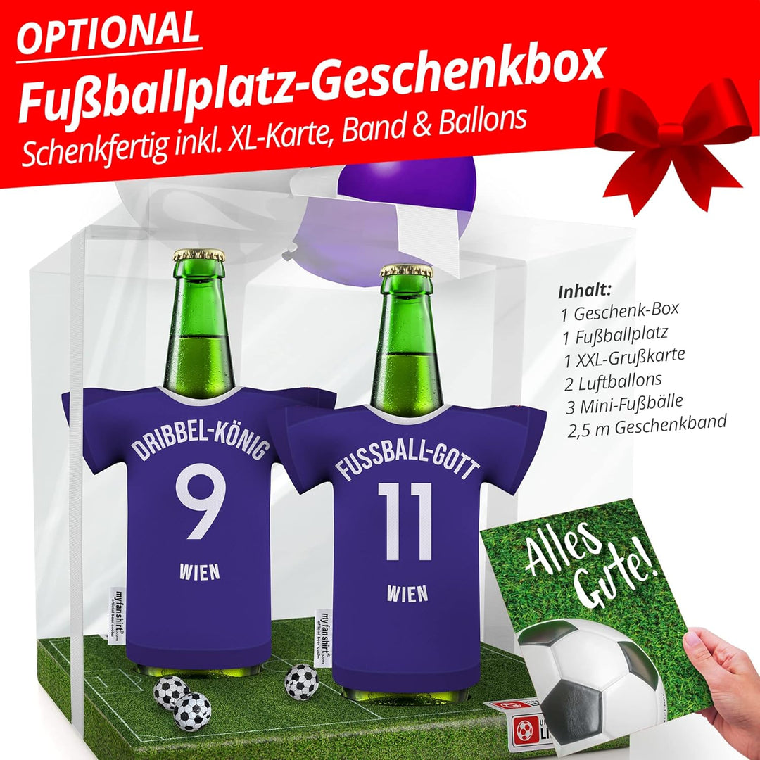 Männer Geschenk Box für Austria Wien-Fans PERSONALISIERBAR | Fanartikel Geschenk-Set Mann Freund Bru