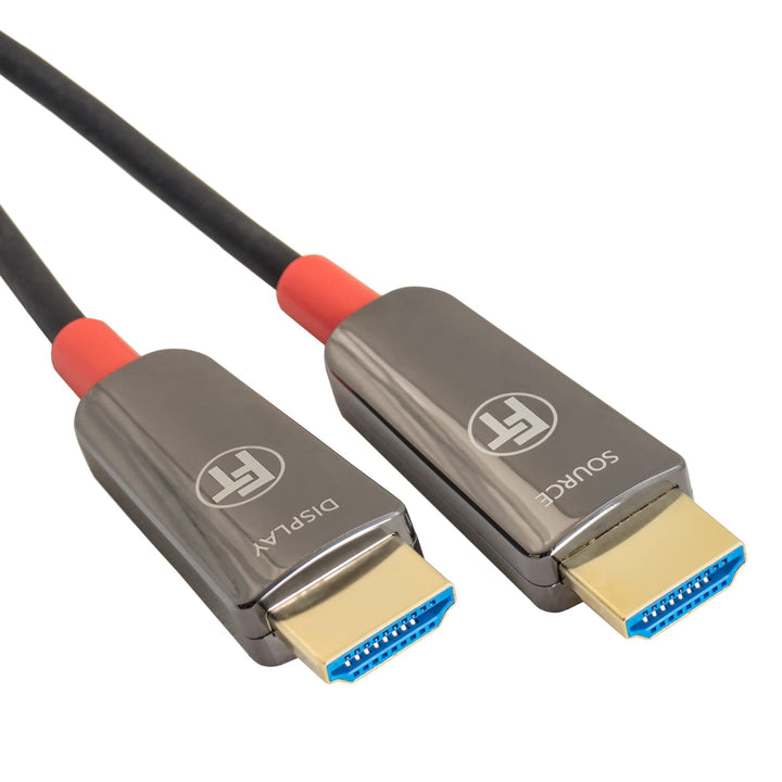 FeinTech 8K HDMI Glasfaserkabel 10m, 4K 120Hz, 1440p 144Hz für HDMI 2.1 Gaming, HDMI Kabel PS5 Xbox