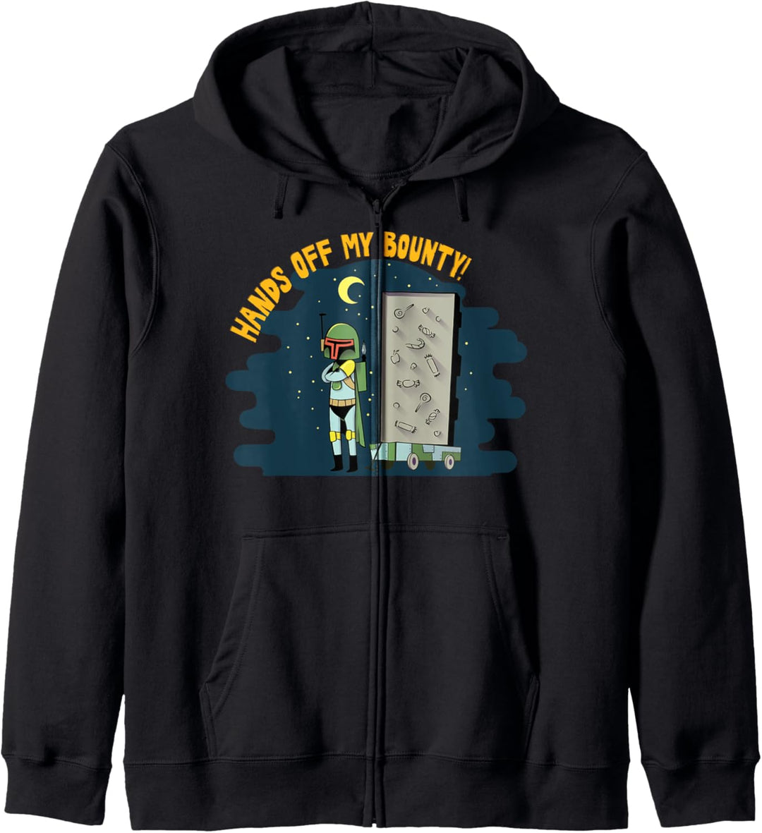 Star Wars Boba Fett Hands Off Halloween Poster Kapuzenjacke