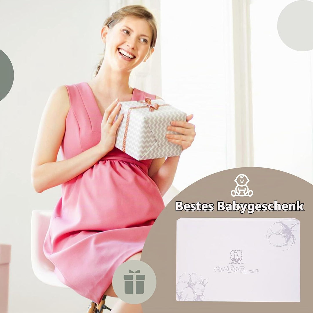 4 IN 1 Bär Spielbogen Baby, Spielmatte Babies mit Natur Holz Activity Spielbogen, 3 abnehmbaren Spie
