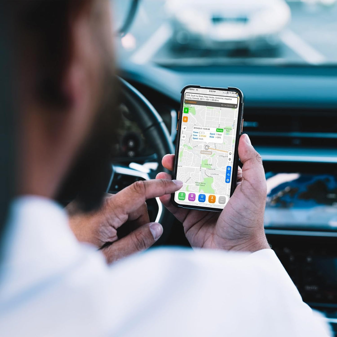 Retoo GPS-Tracker für Auto Motorrad Roller mit SMS, Wasserdichter, Android/iOS App, Präzise Lokalisi