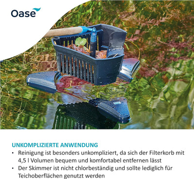 OASE 50170 Oberflächenabsauger SwimSkim 50 geeignet für max. 50 m², Wasseroberflächenreinigung, Skim