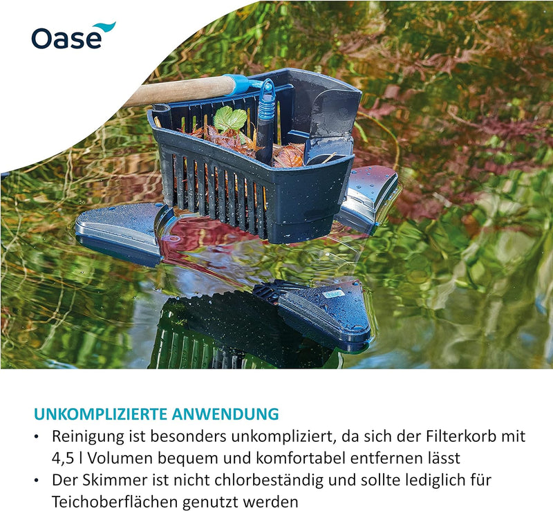 OASE 50170 Oberflächenabsauger SwimSkim 50 geeignet für max. 50 m², Wasseroberflächenreinigung, Skim