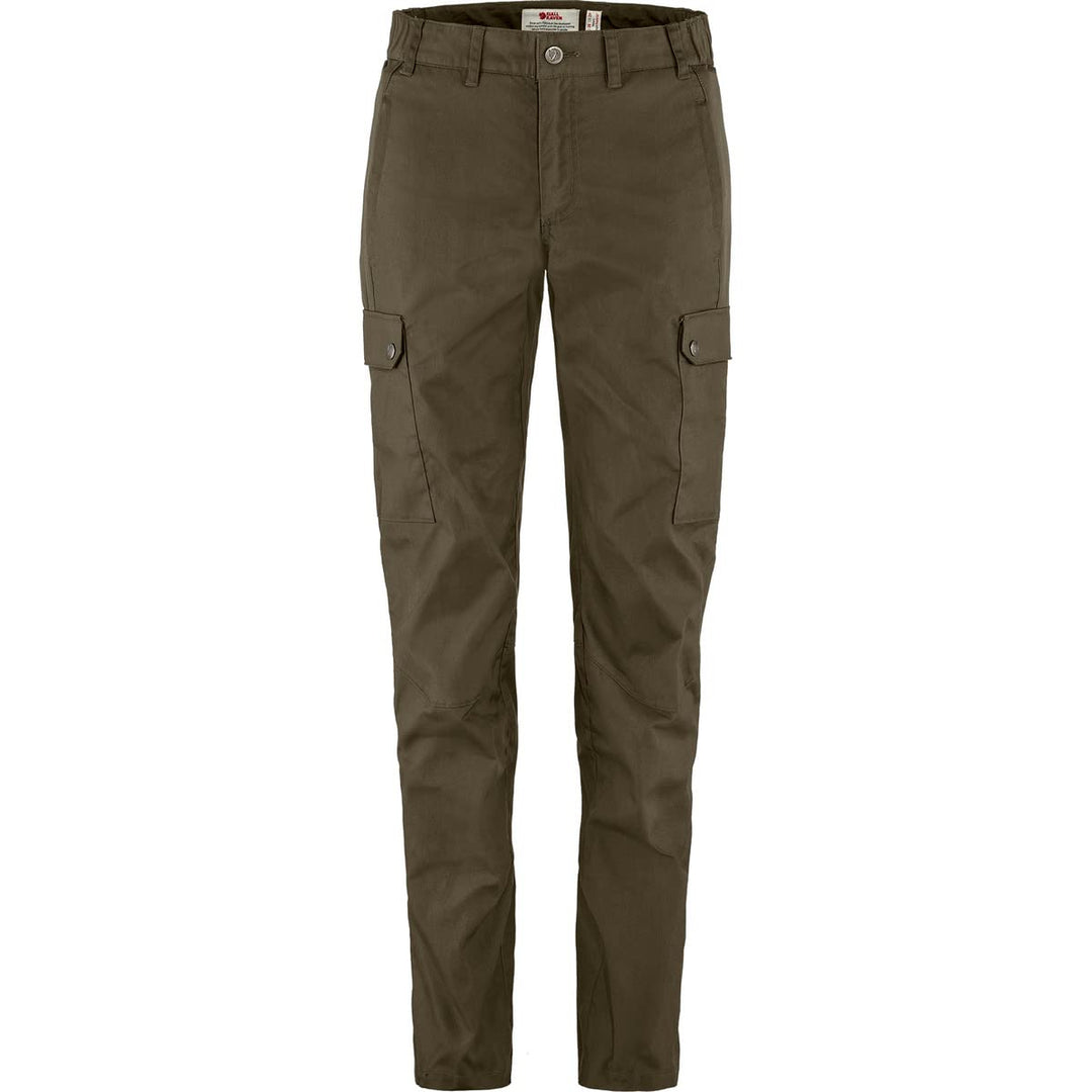 FJALLRAVEN Damen Stina Trousers W Hosen 38 Dunkles Olivgrün, 38 Dunkles Olivgrün