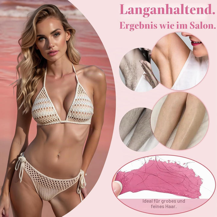 iFanzeTech Wax Maschine Waxing Set Frauen: Wachs Haarentfernung - Wachswärmer Wachsgerät zur haarent