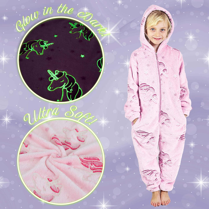 CityComfort Jumpsuit Kinder Einteiler Fleece Overall Onesie Kinder Mädchen Jungen 4-14 Jahre 11-12 J