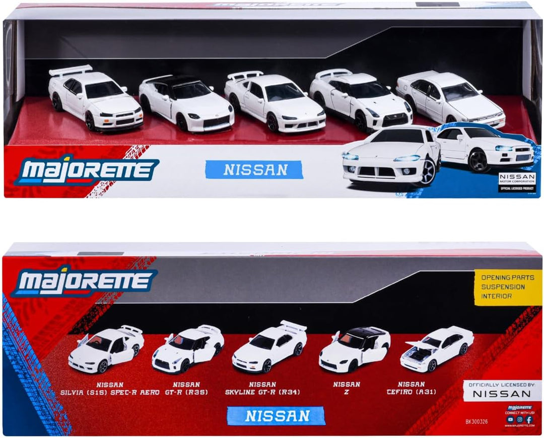 Majorette Nissan 5 Pieces Giftpack