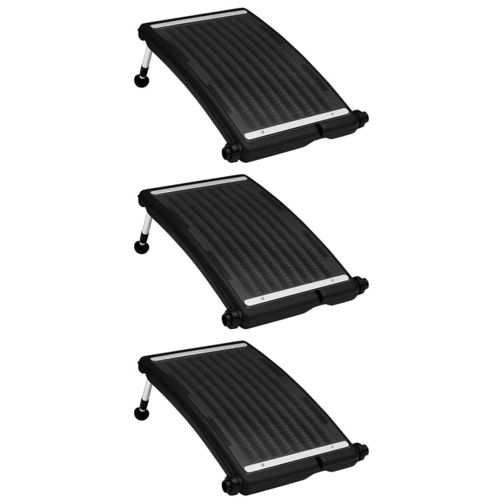 Gecheer 3 STK. Solar-Heizungen, Solar Poolheizung, Solarheizung, Solarkollektor für Pool Gebogen 72,