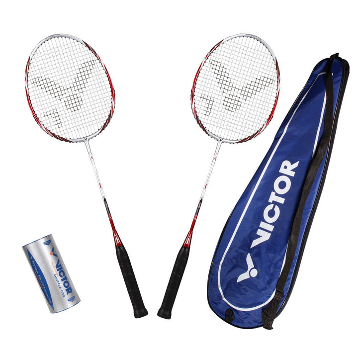 VICTOR Badmintonschläger Atomos, verfügbar als Set oder Einzelschläger Atomos 500 Set, Atomos 500 Se