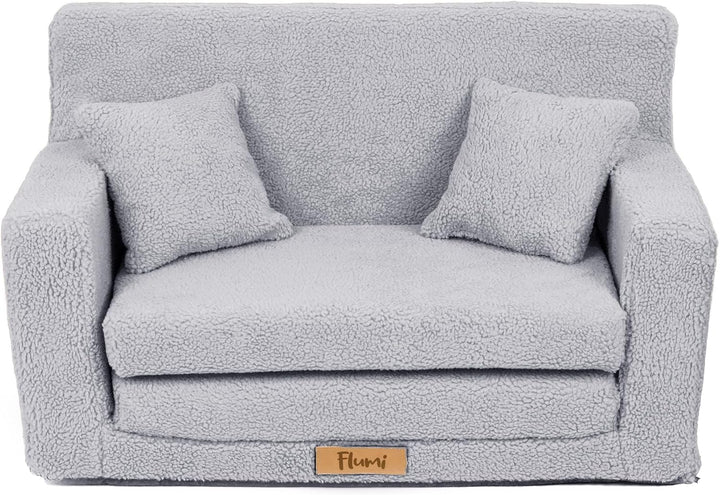 Flumi Personalisierte Kindercouch Kinder Sessel Sofa Schlafsofa jugendzimmer mit Gravur KINDERNAME S