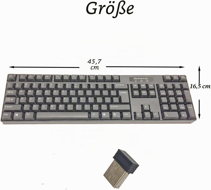 shmagegi inc. Alphabetical Order English Keyboard schwarz 1