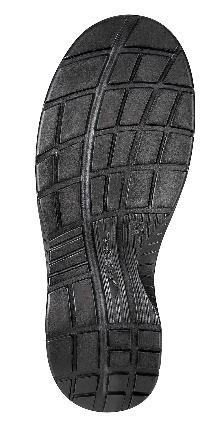 Abeba Halbschuh 711138 - X-Light Glattleder schwarz 43 EU, 43 EU