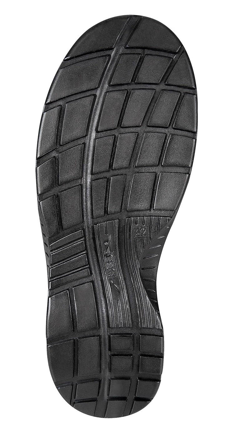 Abeba Halbschuh 711138 - X-Light Glattleder schwarz 43 EU, 43 EU