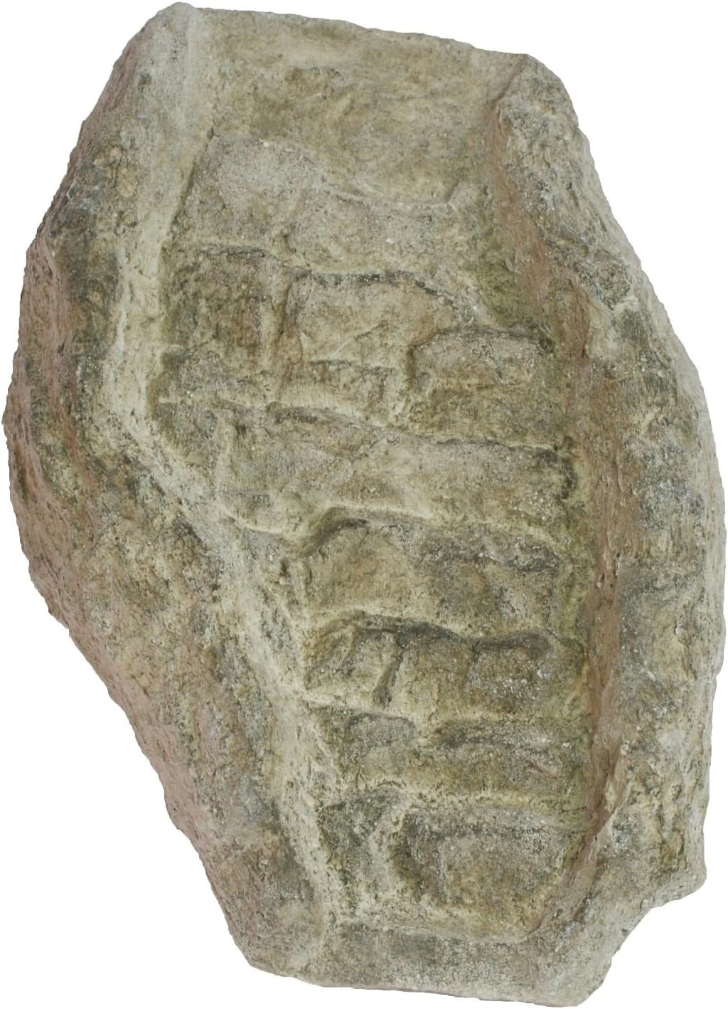 Wasserkaskaden Wasserfallset Fulda Granit Set mit Kaskade Pumpe, Grau/Grün, 130 x 42 x 50 cm, 5-teil