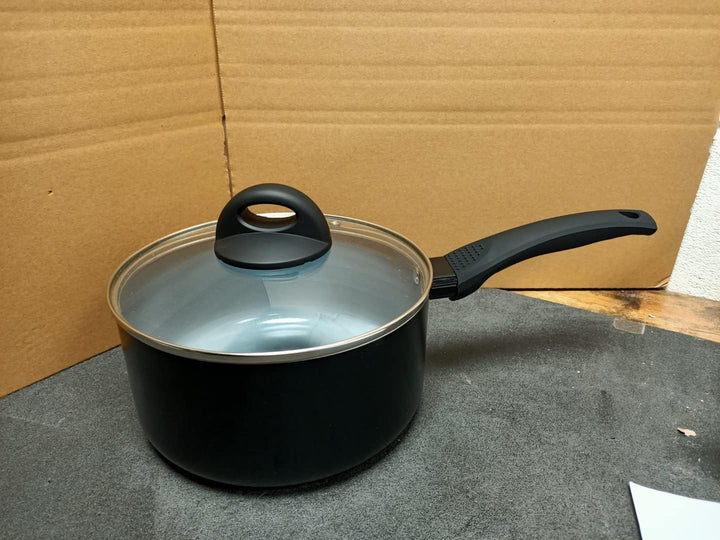 MASTERCLASS Antihaftbeschichteter Öko-Kochtopf aus Keramik, für Induktionskochfelder geeignet, 20 cm