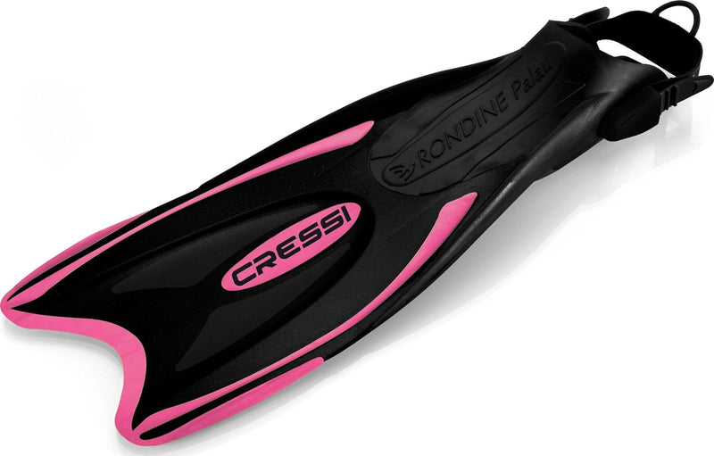 Cressi Palau-Premium Tauchen Schnorchel Flossen 29/32 Schwarz/Rosa, 29/32 Schwarz/Rosa