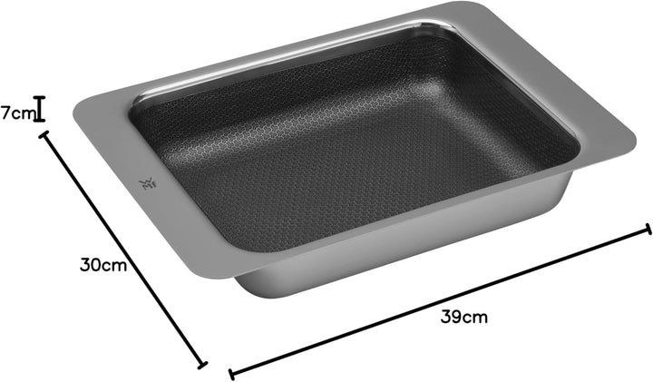 WMF Profi Resist Brat- und Auflaufform gross 39 x 30 x 7 cm, Ofenform beschichtet, Mehrschichtmateri