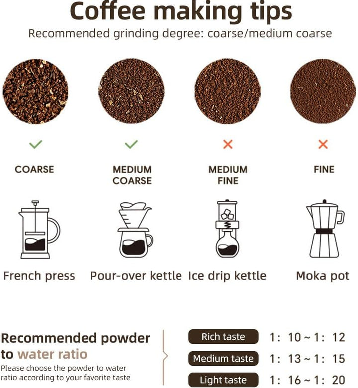 Tragbarer French-Press-Reisebecher, 320 ml, doppelwandig isolierter Edelstahl-Kaffeebereiter für gem
