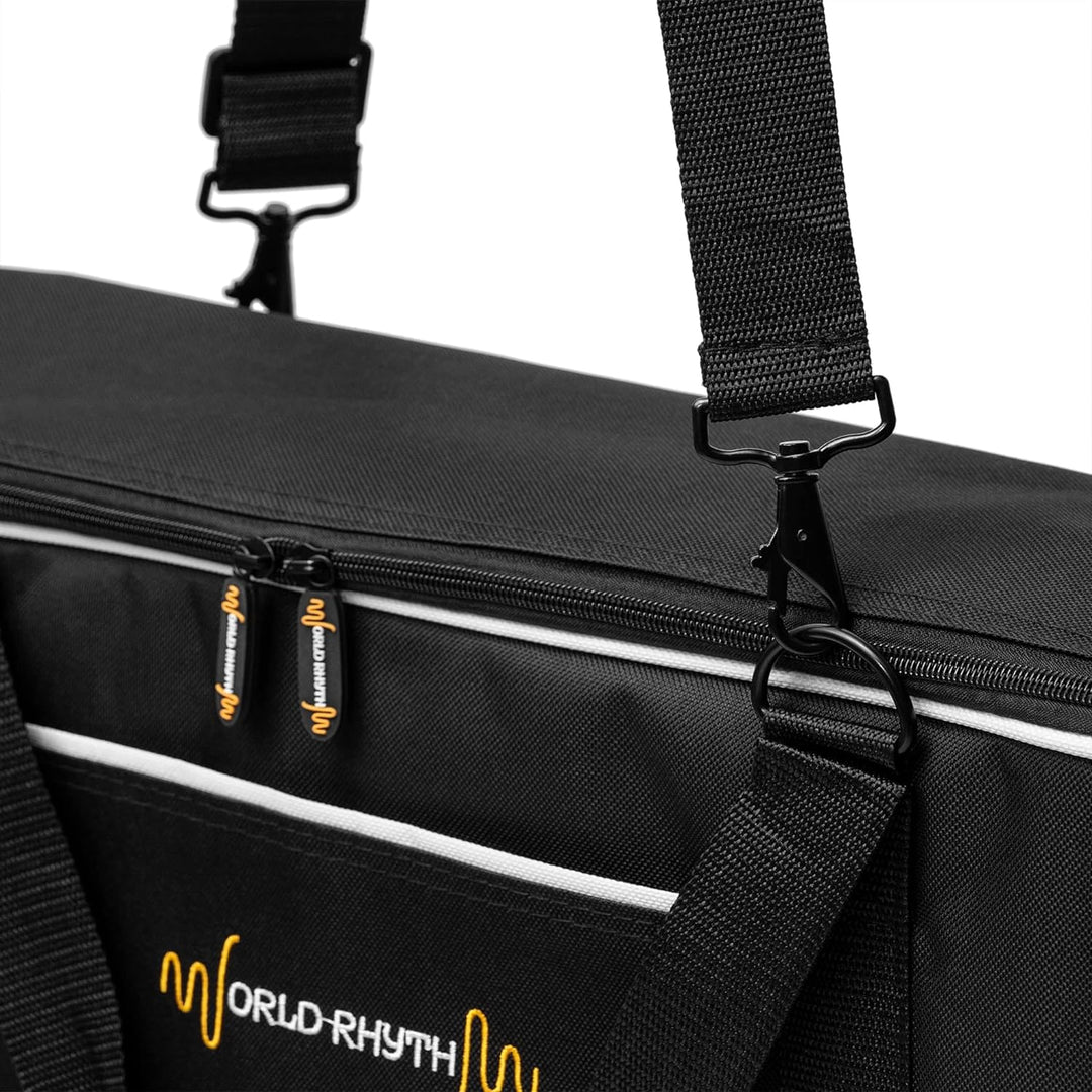 World Rhythm WR-106 Keyboard-Tasche mit Tragegurt, gepolstert, 76 Tasten, 1275 x 350 x 115 mm 1275 x