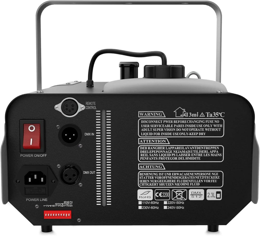 Audibax Smoke 1500 DMX Maquina Humo 1500w Discoteca Profesional + Mando Inalambrico