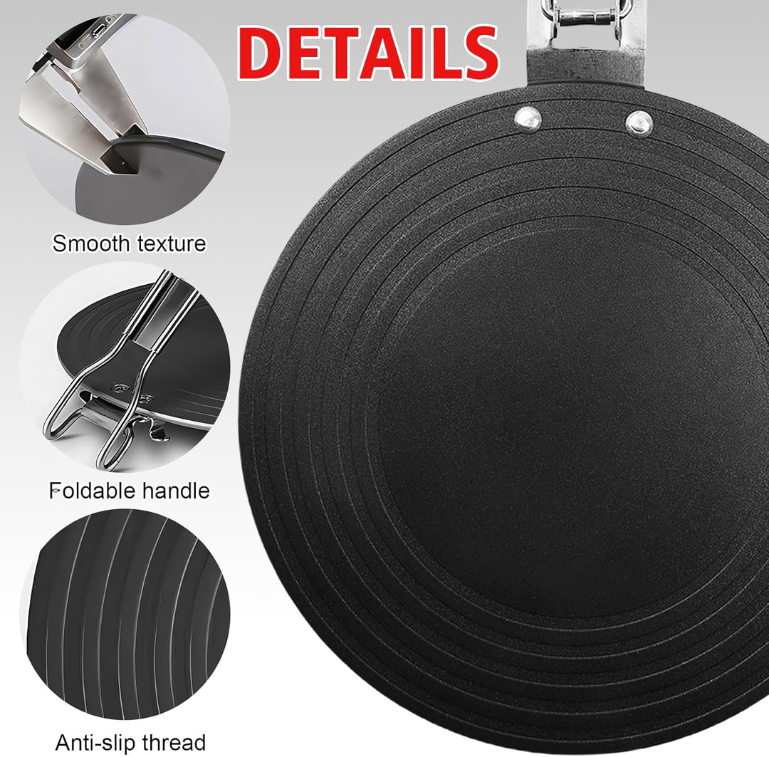 Hitze Diffusor für Gasherd, 24cm Runde Wärmediffusor für Gasherd, Auftauplatte aus Aluminiumlegierun