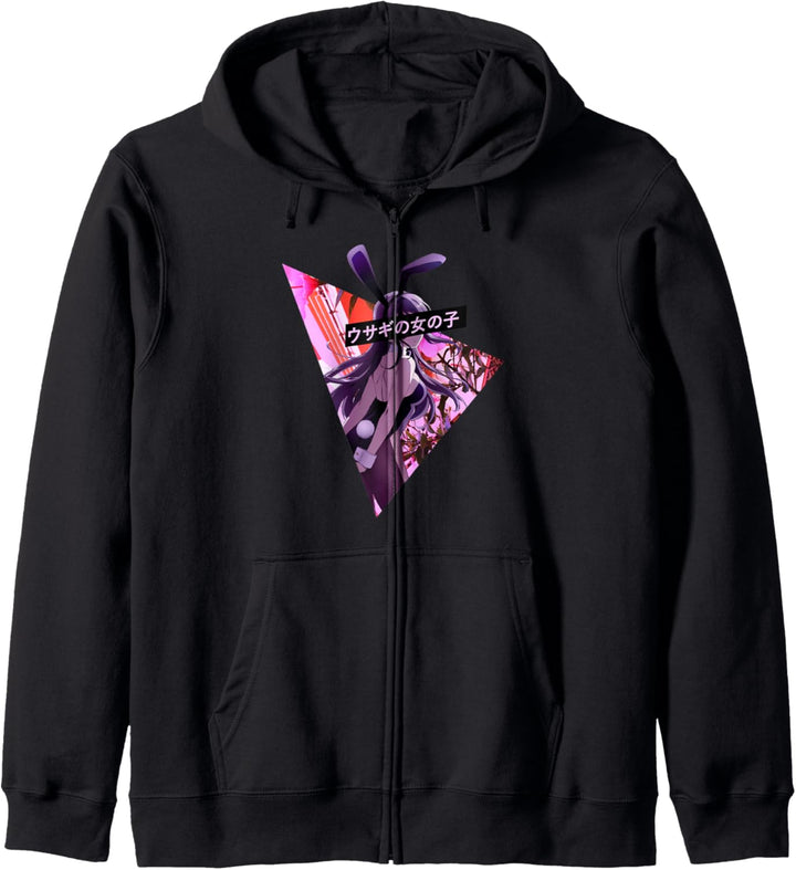 "Rabbit Girl" Japanischer Anime Vaporwave Aesthetic Waifu Kapuzenjacke