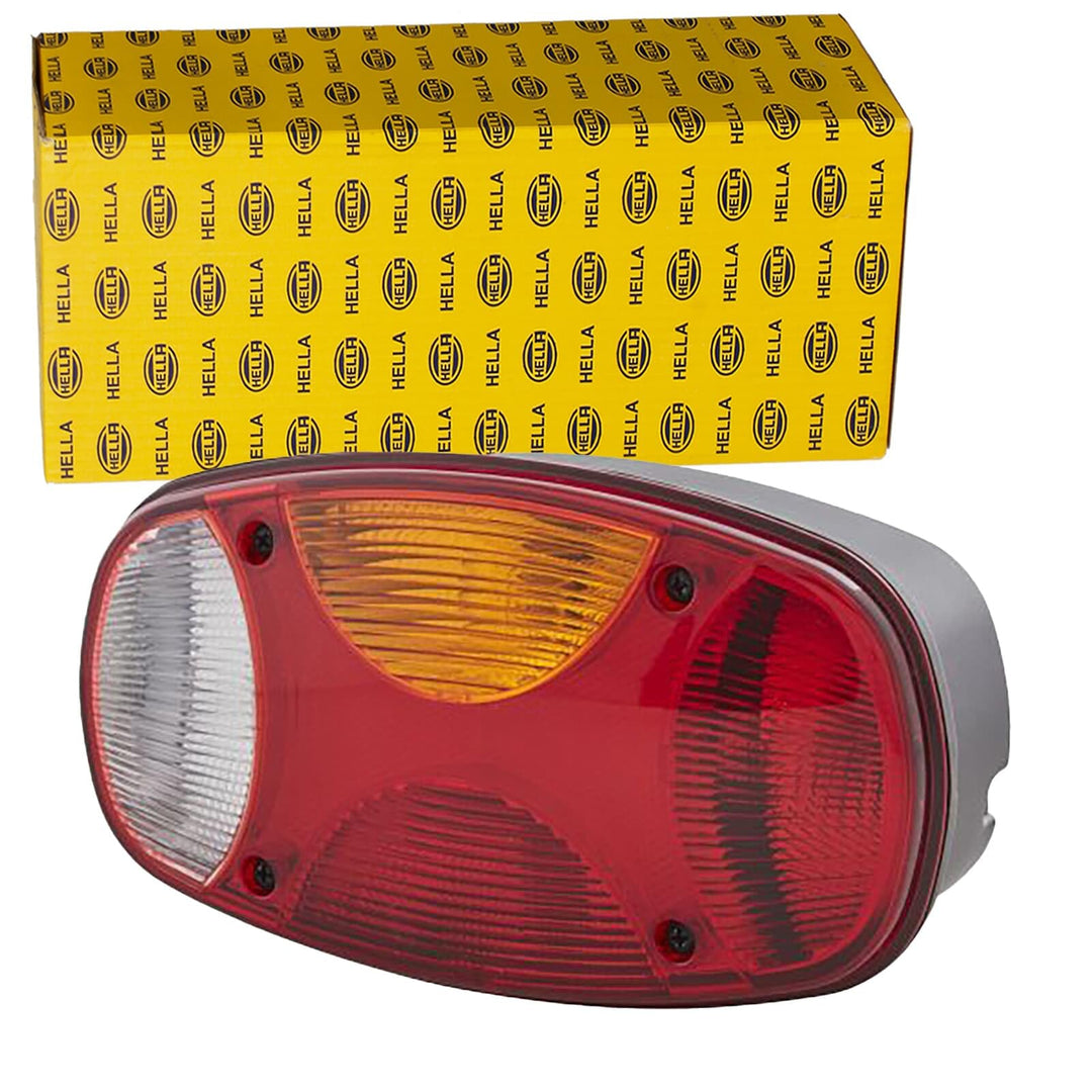 HELLA - Heckleuchte - Cargoluna - Glühlampe - 24V - Anbau/geschraubt - Lichtscheibenfarbe: mehrfarbi